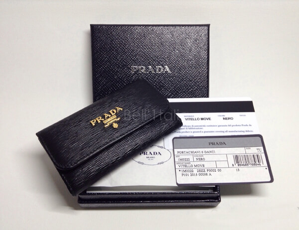 PRADA プラダキーケーススーパーコピー VITELLOMOVEコンパクトキーケース1M0222